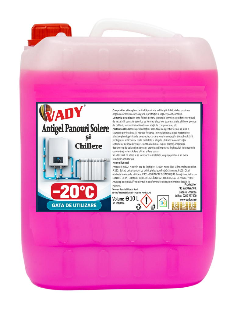 ANTIGEL PANOURI SOLARE SI CHILERE - 20˚C gata de utilizare