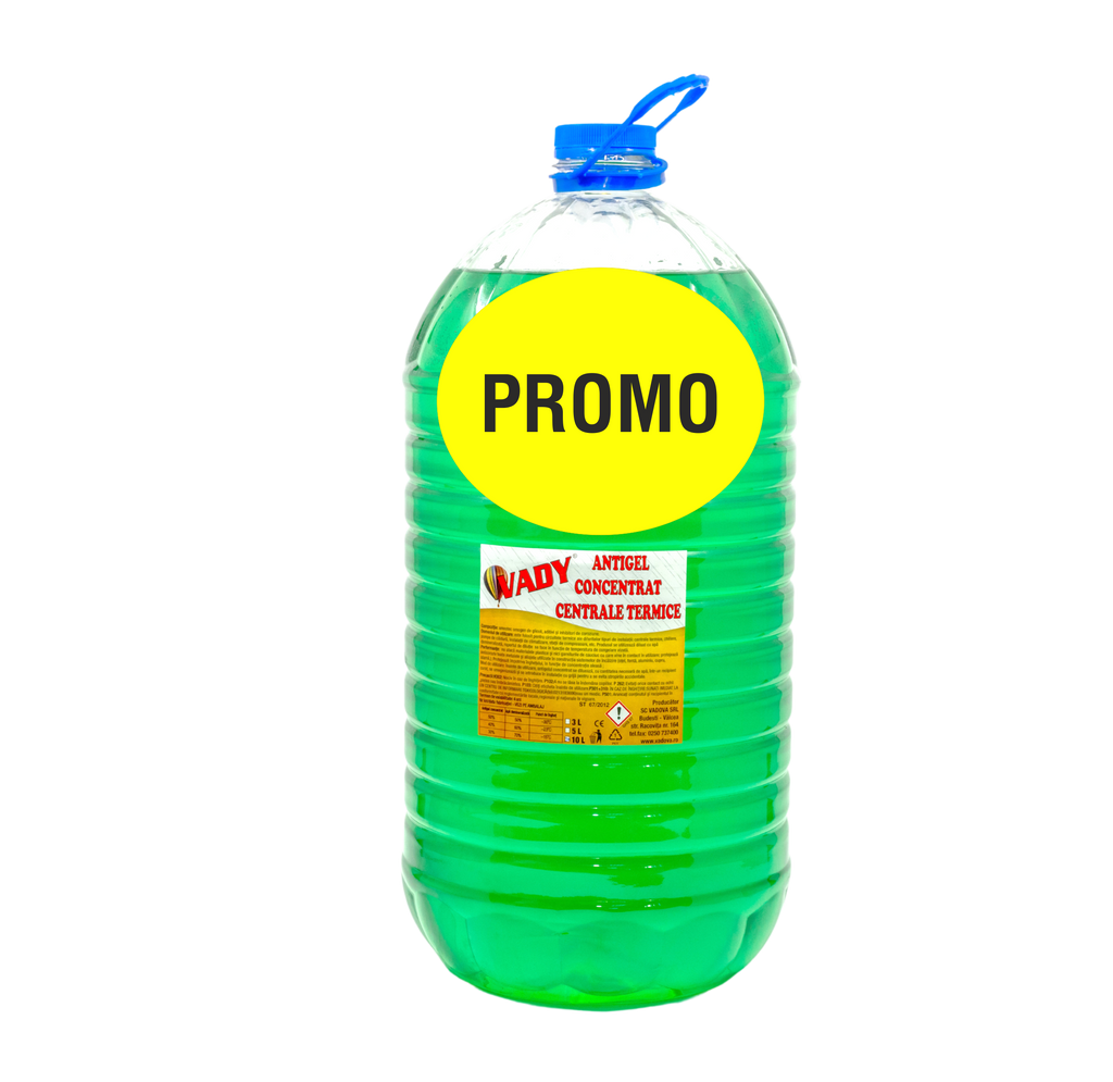 Antigel pentru centrale termice, 10 L, Minim 1 Palet-50 bucăți