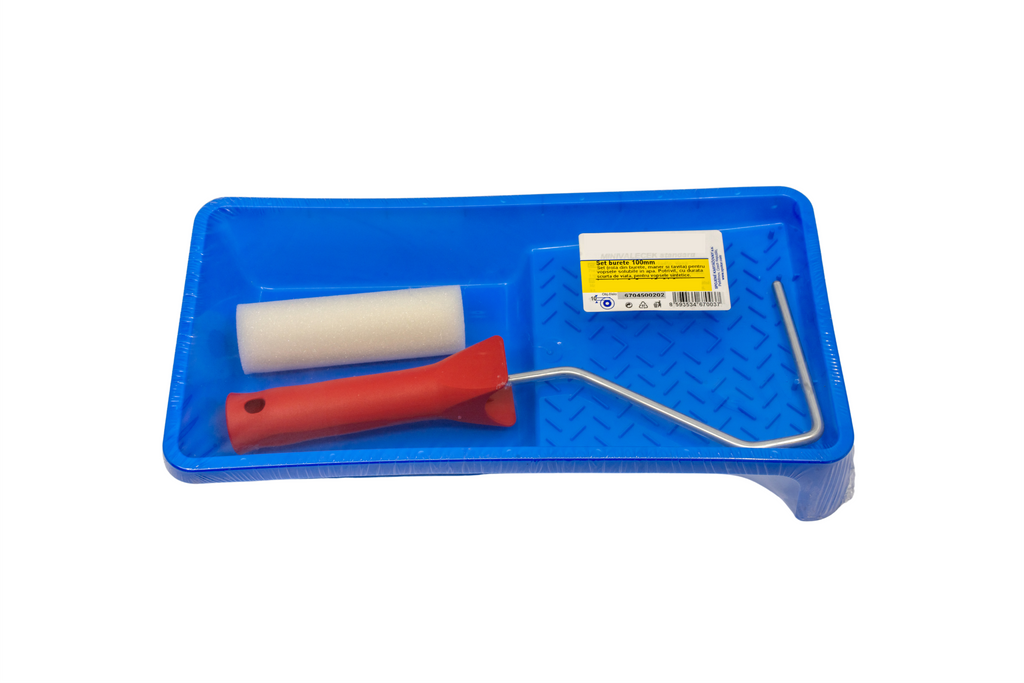 SET rolă burete+mâner+tăviță